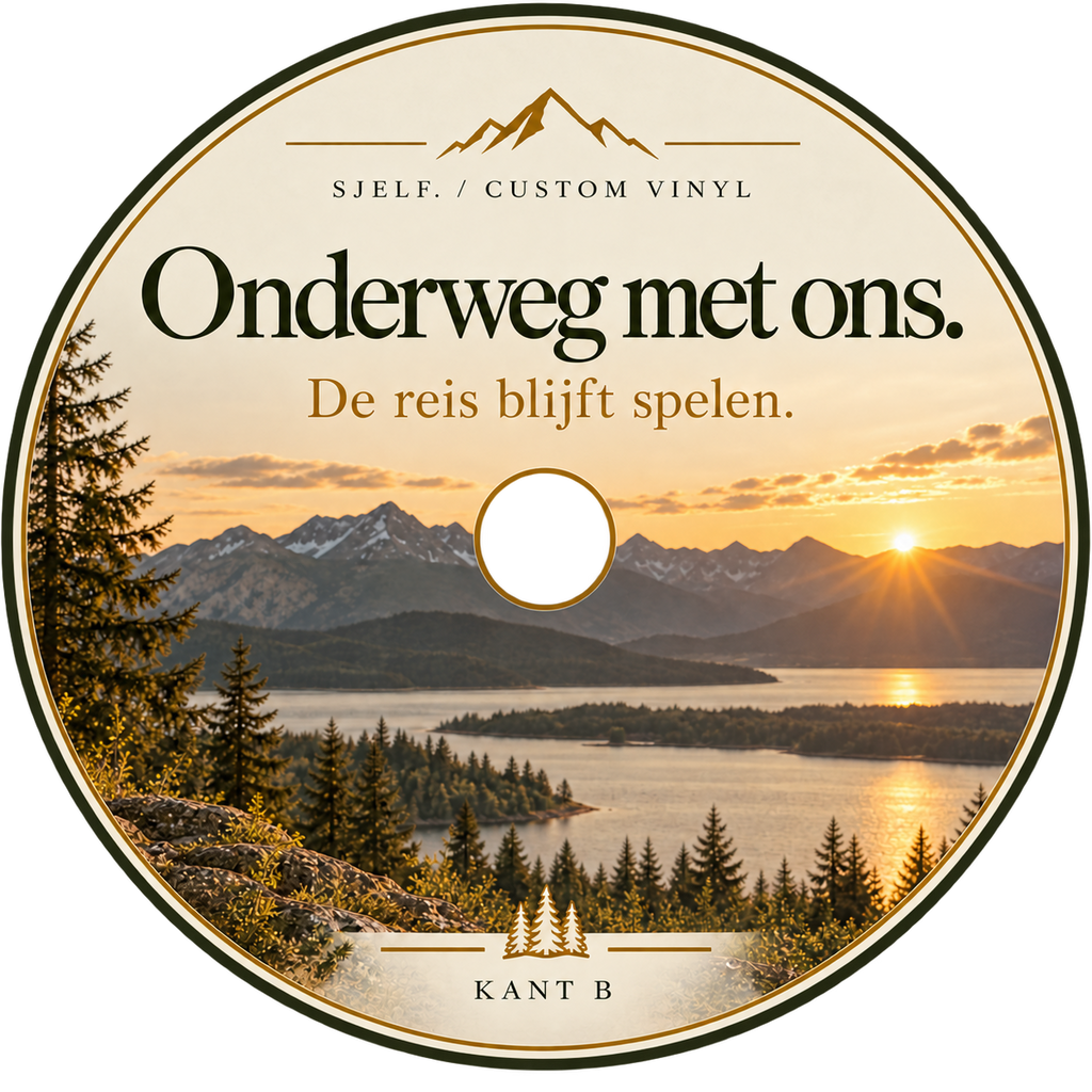 Middenlabel kant B: Onderweg met ons.