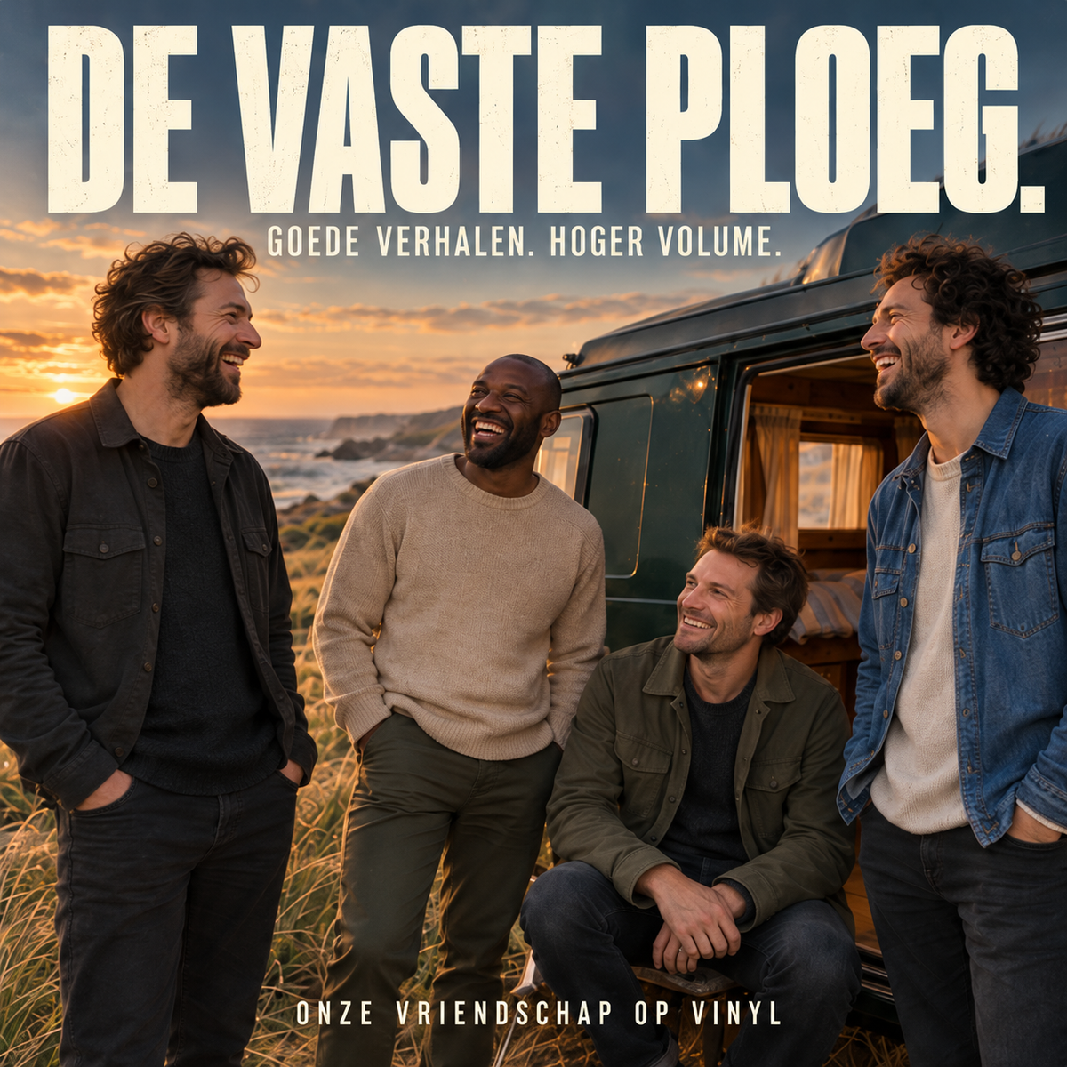 Voorkant van de voorbeeldhoes voor ontwerp jullie vriendenplaat