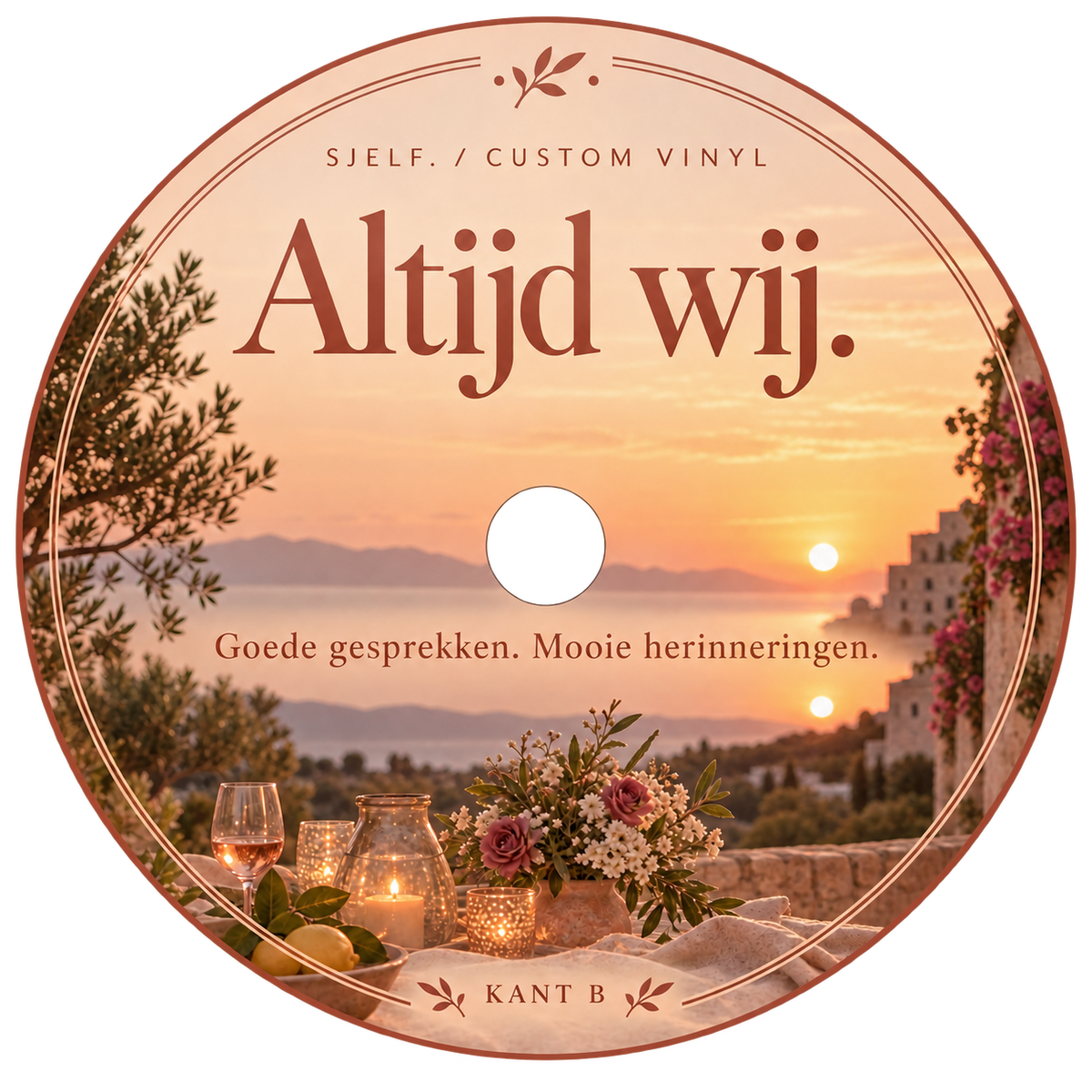 Middenlabel kant B: Altijd wij.