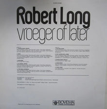 Robert Long – Vroeger of Later — achterhoes met tracklist