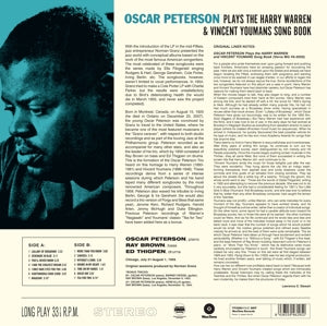 Oscar Peterson – Plays the Harry Warren & Vincent Youmans Song Book (1LP Vinyl)