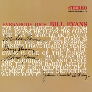 BILL EVANS – Everybody Digs Bill Evans (1LP, Coloured Vinyl, Waxtime In Color)