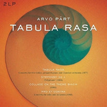 Part, A. – Tabula Rasa/Symphony 1/Collage On a Theme B-A-C-H/Pro Et Contra vinyl