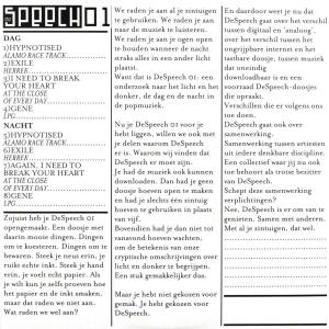 V/A – De Speech cd