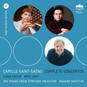 ORF Vienna Radio Symphony Orchestra & Howard Griffiths & Lukas Hasler & Ariel Lanyi – Camille Saint-Saëns: Sämtliche Klavierkonzerte 4 (1 CD)