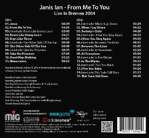 Janis Ian – From Me To You (Live In Bremen 2004) (2CD)